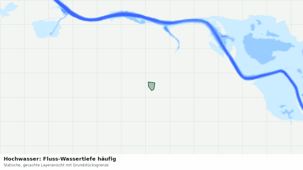 Statische Kartenansicht: Hochwasser: Fluss-Wassertiefe häufig