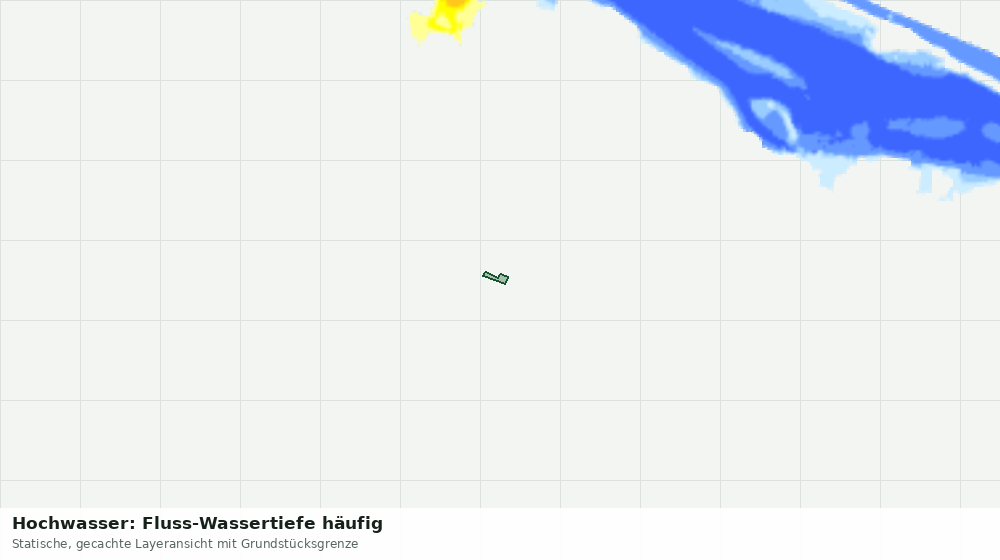 Statische Kartenansicht: Hochwasser: Fluss-Wassertiefe häufig