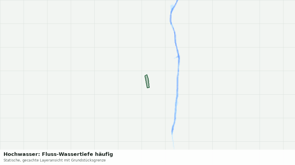 Statische Kartenansicht: Hochwasser: Fluss-Wassertiefe häufig