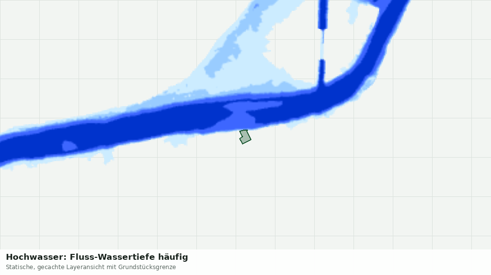 Statische Kartenansicht: Hochwasser: Fluss-Wassertiefe häufig
