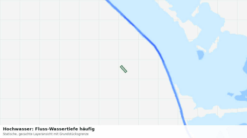 Statische Kartenansicht: Hochwasser: Fluss-Wassertiefe häufig