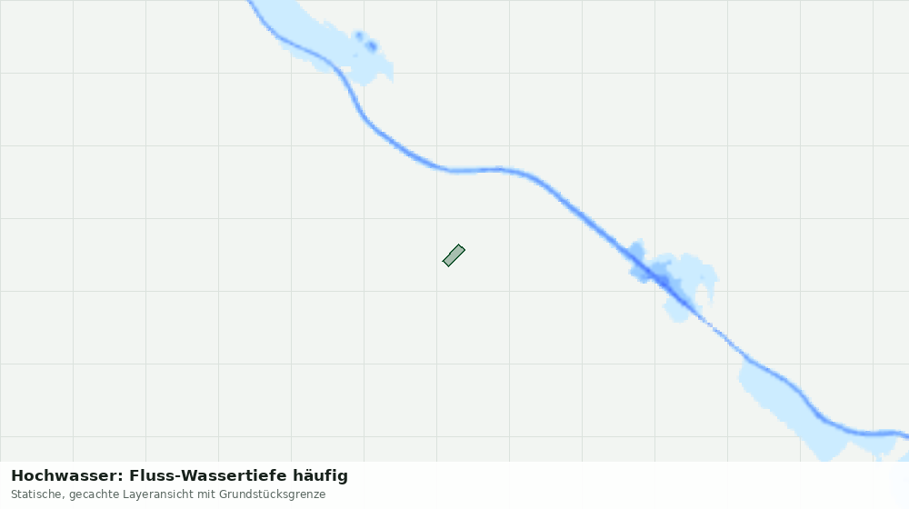 Statische Kartenansicht: Hochwasser: Fluss-Wassertiefe häufig