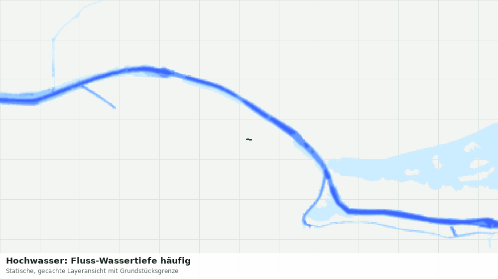 Statische Kartenansicht: Hochwasser: Fluss-Wassertiefe häufig