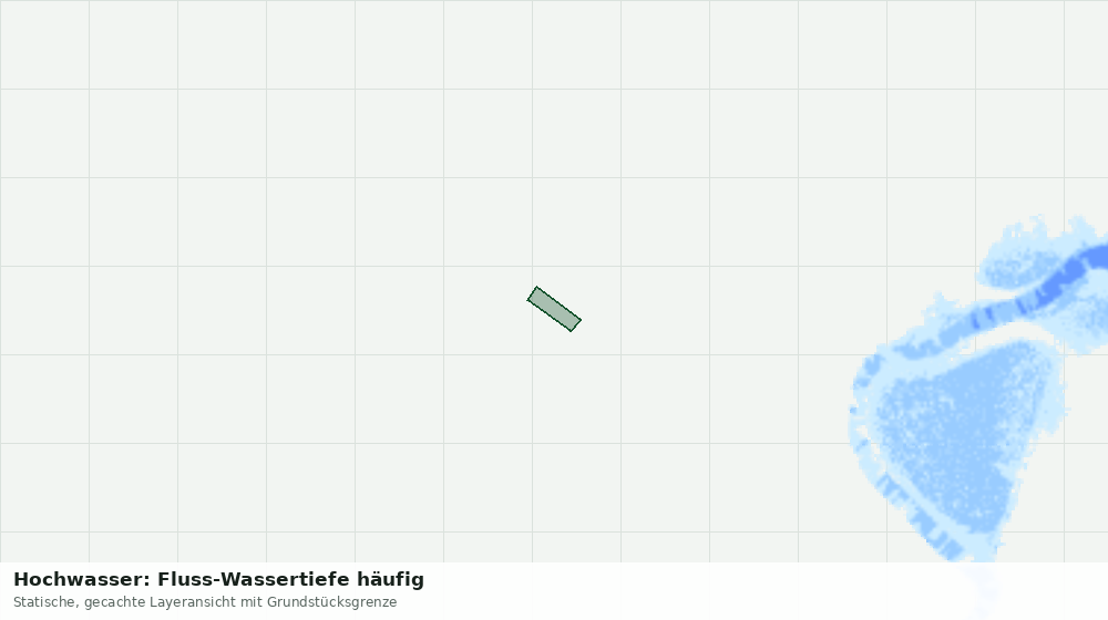 Statische Kartenansicht: Hochwasser: Fluss-Wassertiefe häufig