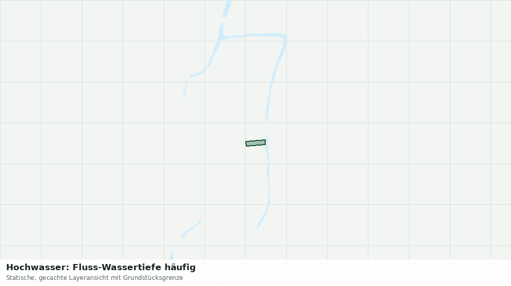 Statische Kartenansicht: Hochwasser: Fluss-Wassertiefe häufig