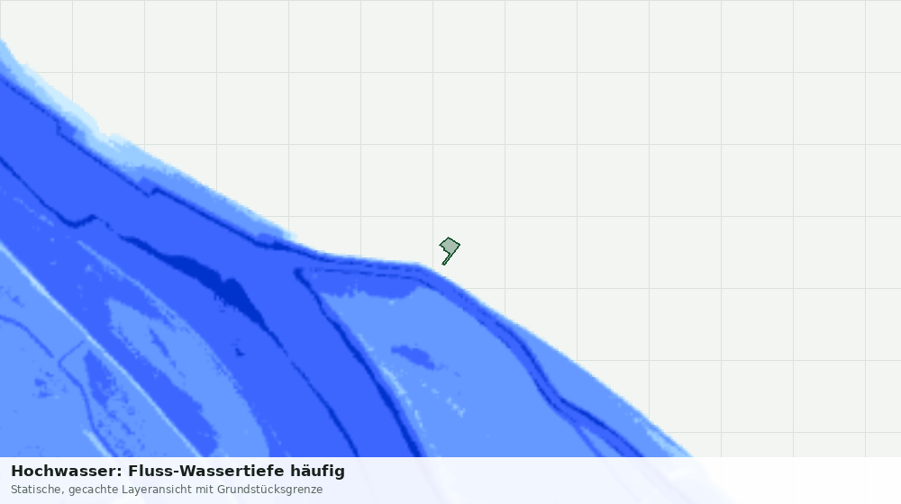 Statische Kartenansicht: Hochwasser: Fluss-Wassertiefe häufig
