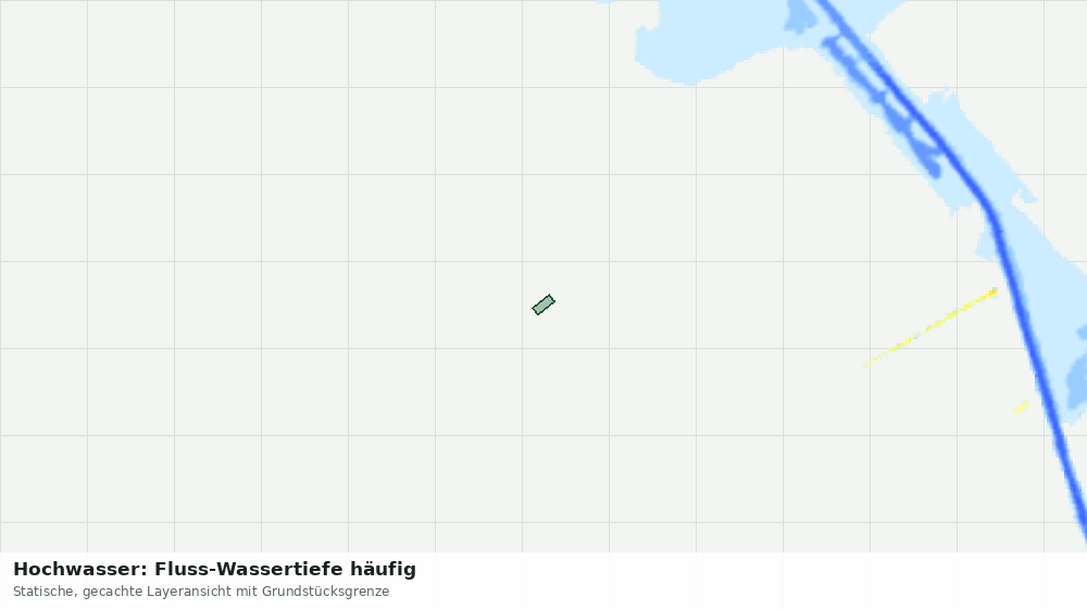 Statische Kartenansicht: Hochwasser: Fluss-Wassertiefe häufig