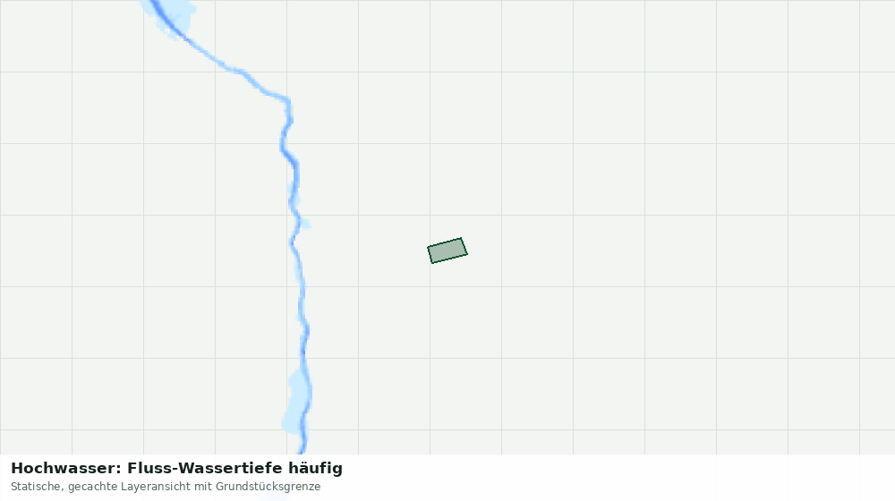 Statische Kartenansicht: Hochwasser: Fluss-Wassertiefe häufig