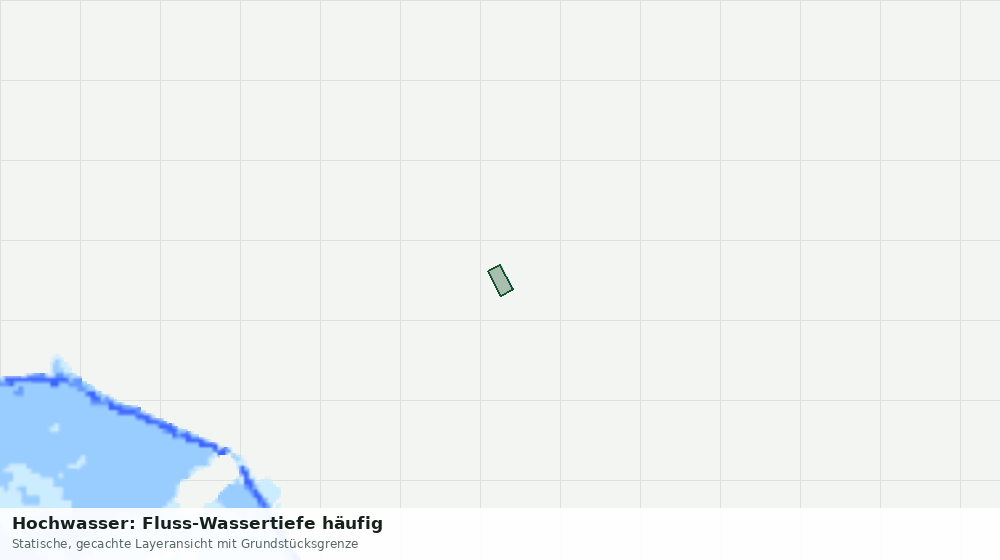 Statische Kartenansicht: Hochwasser: Fluss-Wassertiefe häufig