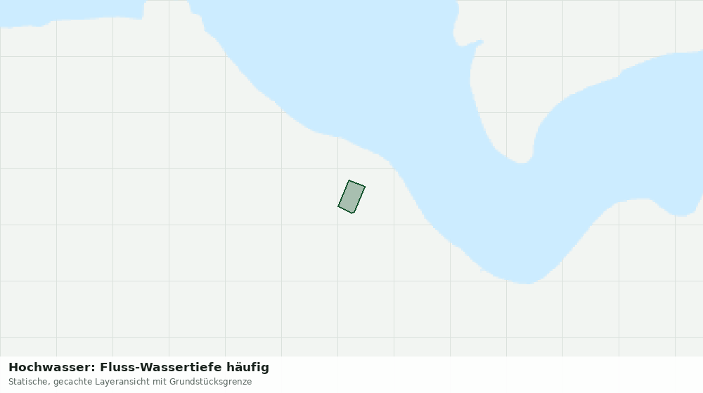 Statische Kartenansicht: Hochwasser: Fluss-Wassertiefe häufig