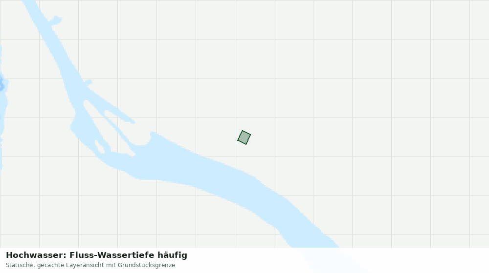 Statische Kartenansicht: Hochwasser: Fluss-Wassertiefe häufig