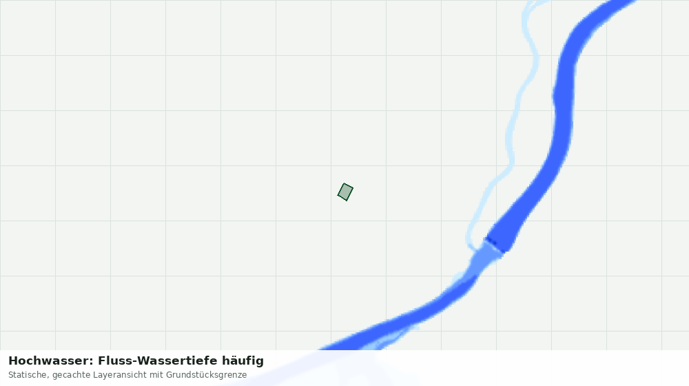 Statische Kartenansicht: Hochwasser: Fluss-Wassertiefe häufig