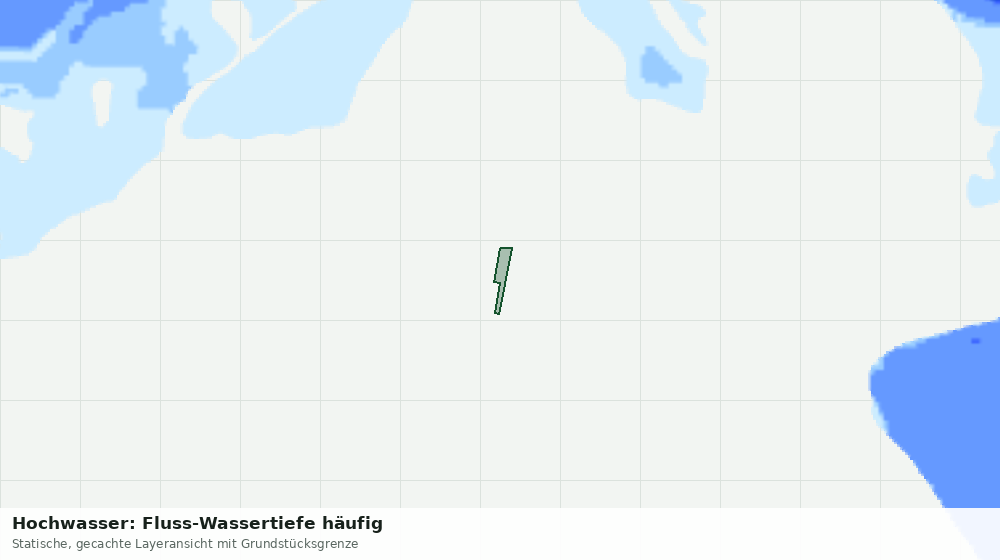 Statische Kartenansicht: Hochwasser: Fluss-Wassertiefe häufig