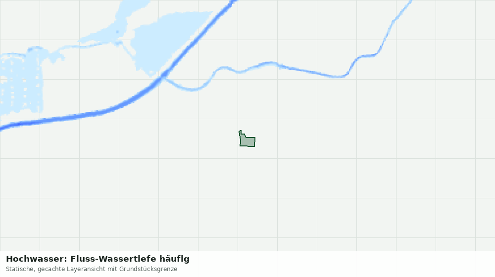 Statische Kartenansicht: Hochwasser: Fluss-Wassertiefe häufig