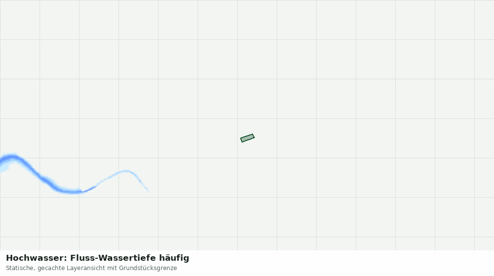 Statische Kartenansicht: Hochwasser: Fluss-Wassertiefe häufig