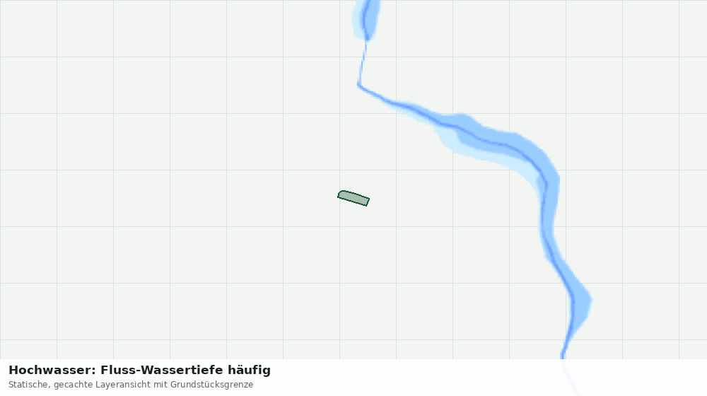 Statische Kartenansicht: Hochwasser: Fluss-Wassertiefe häufig