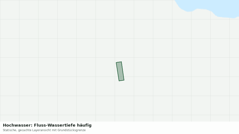 Statische Kartenansicht: Hochwasser: Fluss-Wassertiefe häufig