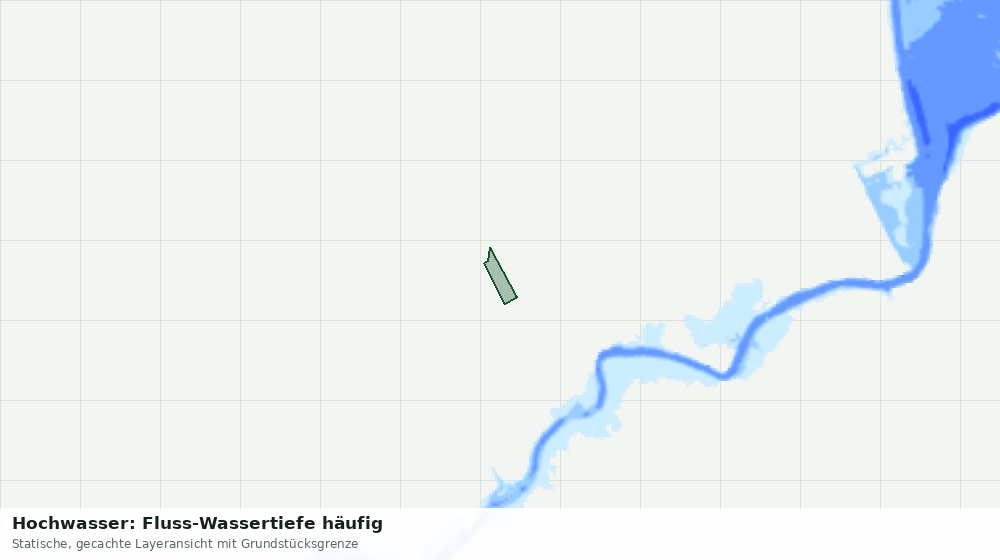 Statische Kartenansicht: Hochwasser: Fluss-Wassertiefe häufig