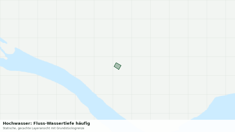 Statische Kartenansicht: Hochwasser: Fluss-Wassertiefe häufig