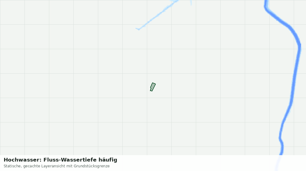 Statische Kartenansicht: Hochwasser: Fluss-Wassertiefe häufig