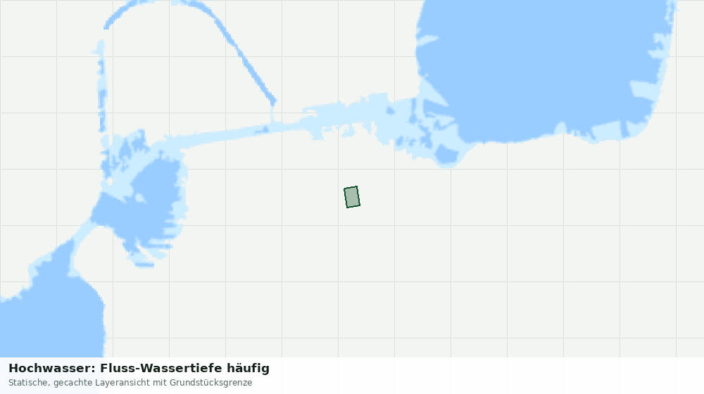 Statische Kartenansicht: Hochwasser: Fluss-Wassertiefe häufig