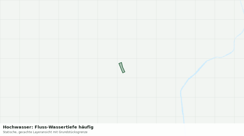 Statische Kartenansicht: Hochwasser: Fluss-Wassertiefe häufig