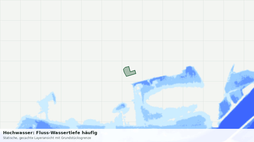 Statische Kartenansicht: Hochwasser: Fluss-Wassertiefe häufig