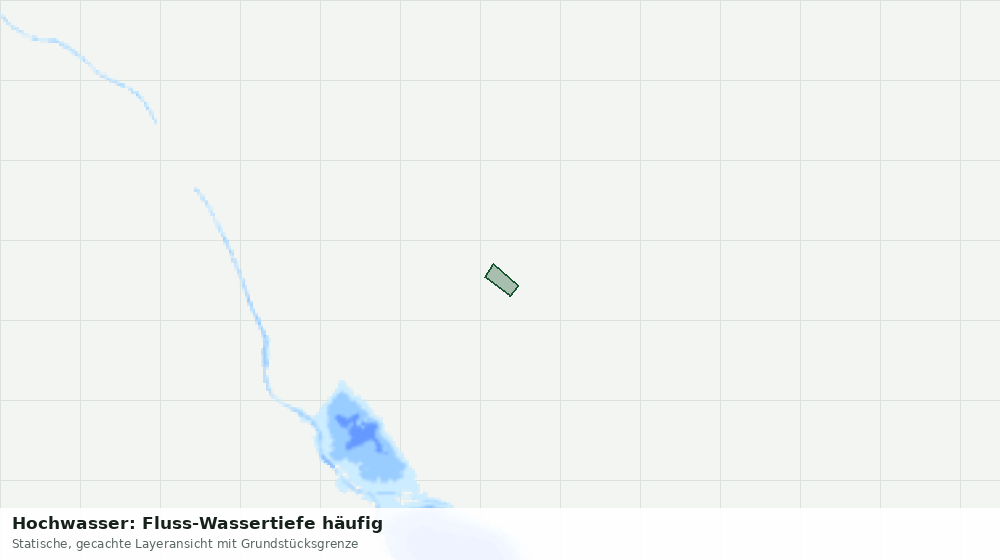 Statische Kartenansicht: Hochwasser: Fluss-Wassertiefe häufig