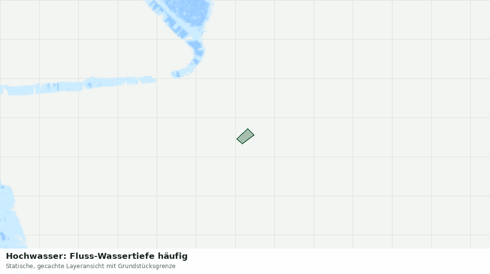 Statische Kartenansicht: Hochwasser: Fluss-Wassertiefe häufig