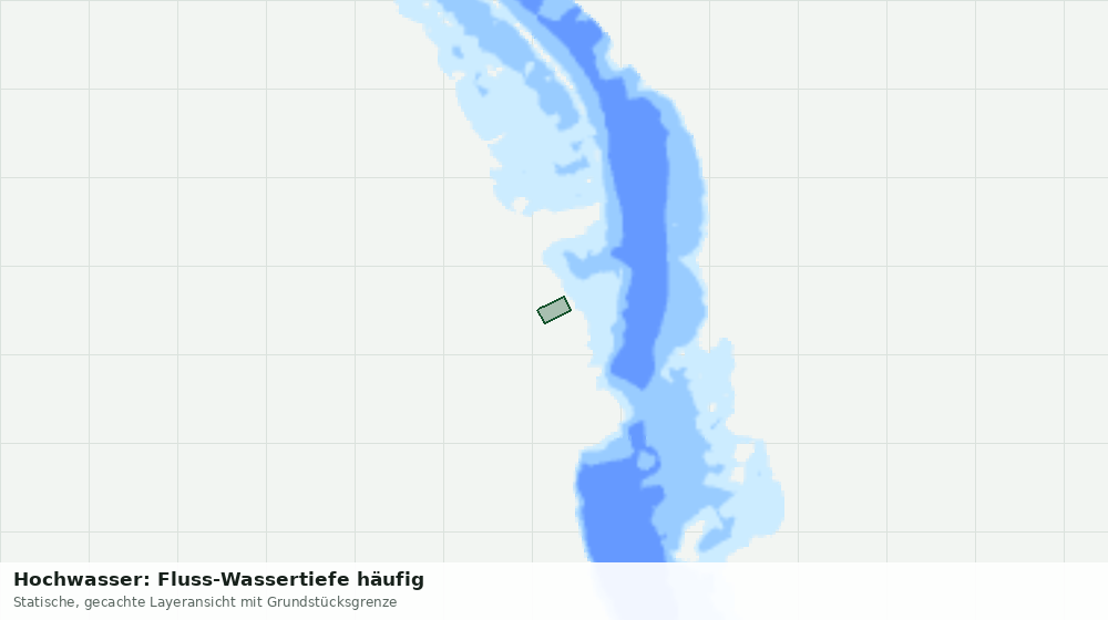 Statische Kartenansicht: Hochwasser: Fluss-Wassertiefe häufig