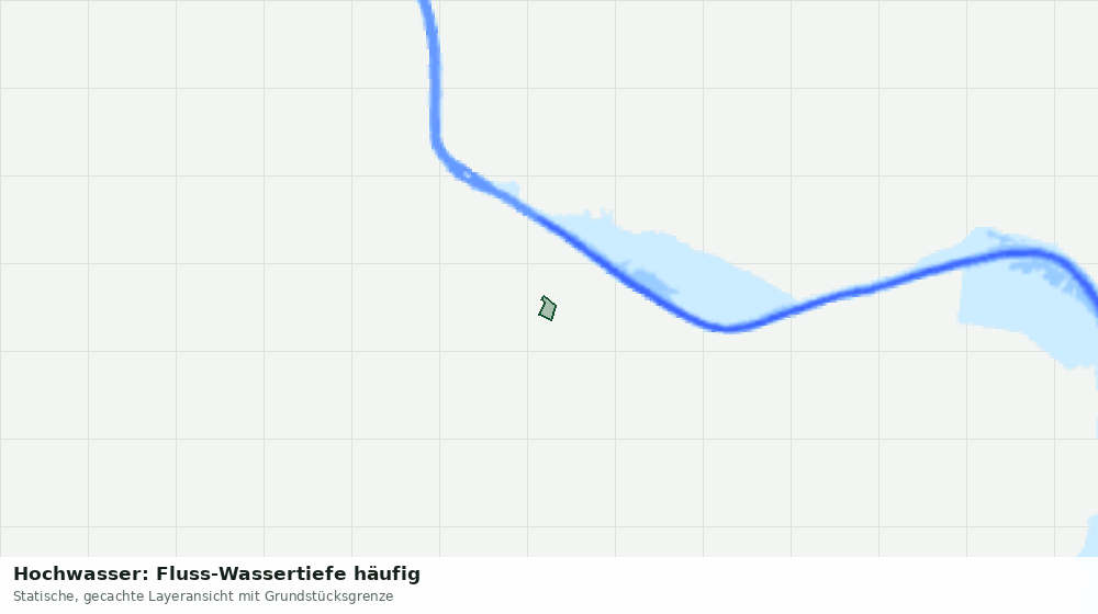 Statische Kartenansicht: Hochwasser: Fluss-Wassertiefe häufig