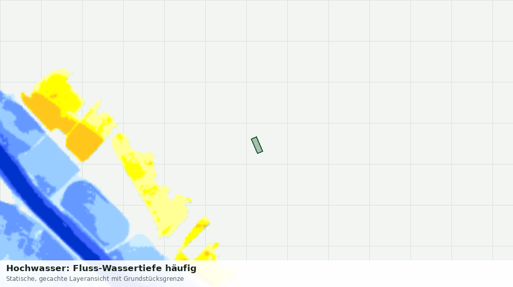 Statische Kartenansicht: Hochwasser: Fluss-Wassertiefe häufig