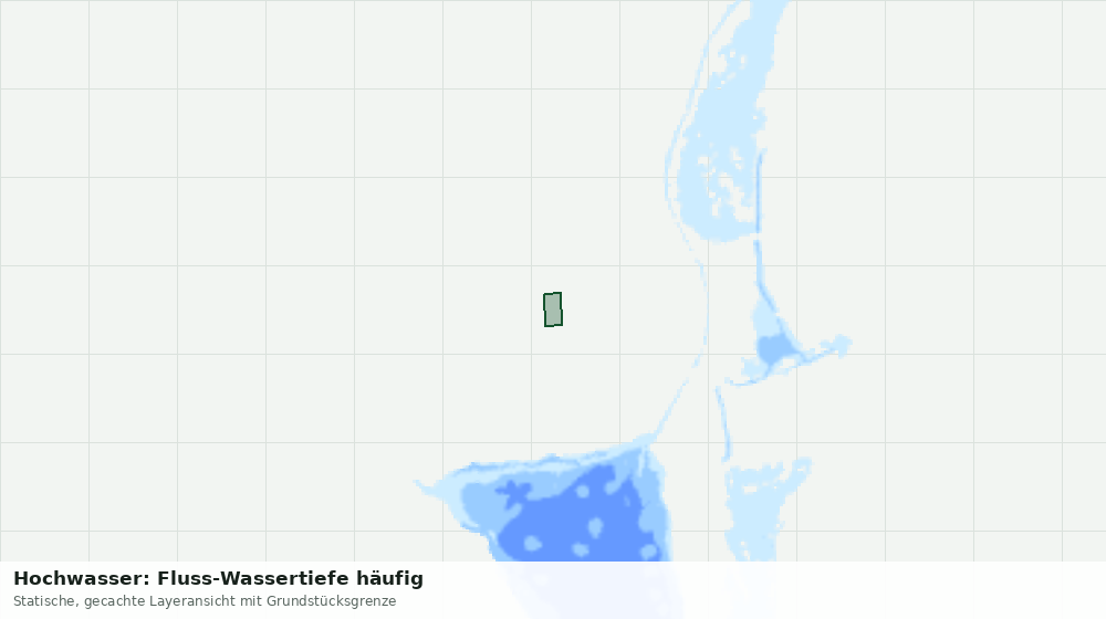 Statische Kartenansicht: Hochwasser: Fluss-Wassertiefe häufig