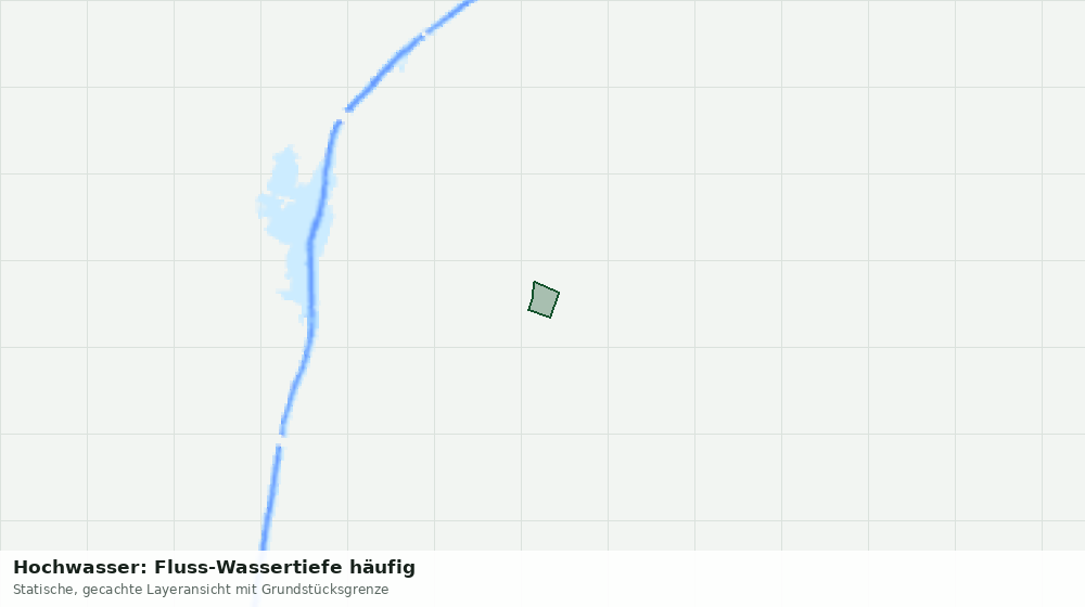 Statische Kartenansicht: Hochwasser: Fluss-Wassertiefe häufig