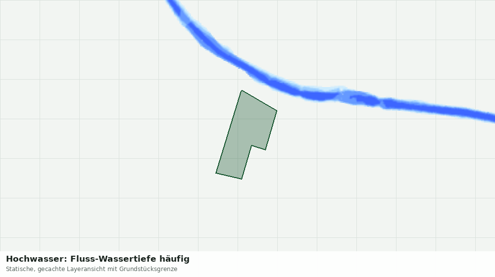 Statische Kartenansicht: Hochwasser: Fluss-Wassertiefe häufig