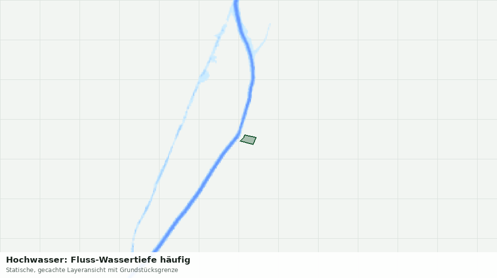 Statische Kartenansicht: Hochwasser: Fluss-Wassertiefe häufig