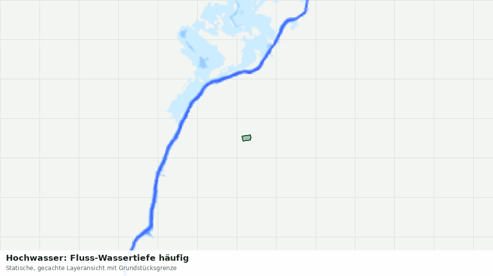 Statische Kartenansicht: Hochwasser: Fluss-Wassertiefe häufig