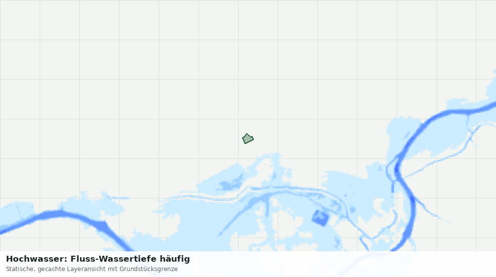 Statische Kartenansicht: Hochwasser: Fluss-Wassertiefe häufig