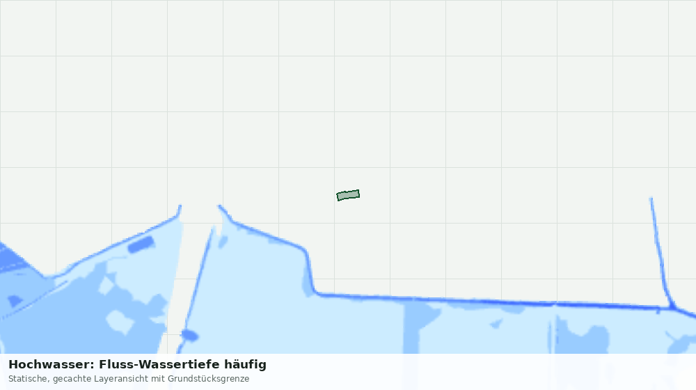 Statische Kartenansicht: Hochwasser: Fluss-Wassertiefe häufig