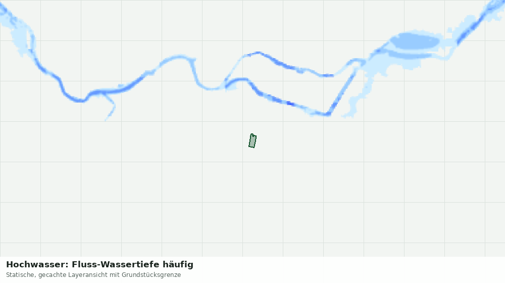 Statische Kartenansicht: Hochwasser: Fluss-Wassertiefe häufig