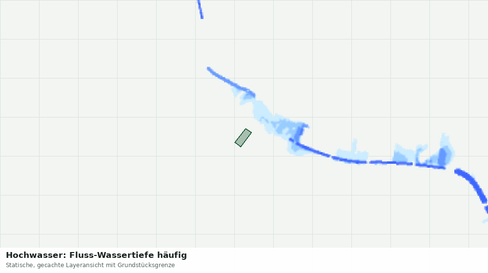 Statische Kartenansicht: Hochwasser: Fluss-Wassertiefe häufig
