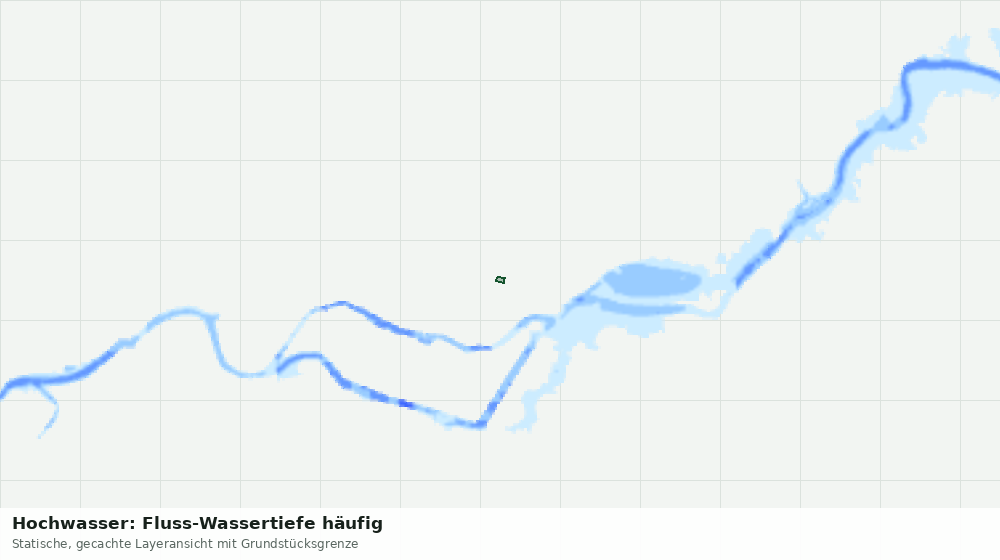 Statische Kartenansicht: Hochwasser: Fluss-Wassertiefe häufig
