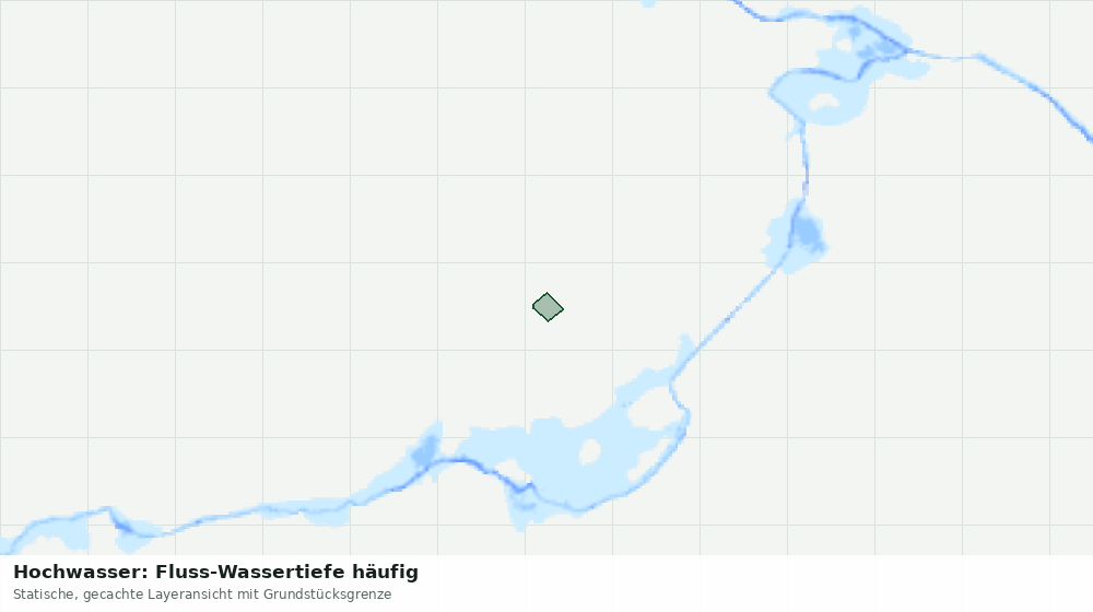 Statische Kartenansicht: Hochwasser: Fluss-Wassertiefe häufig