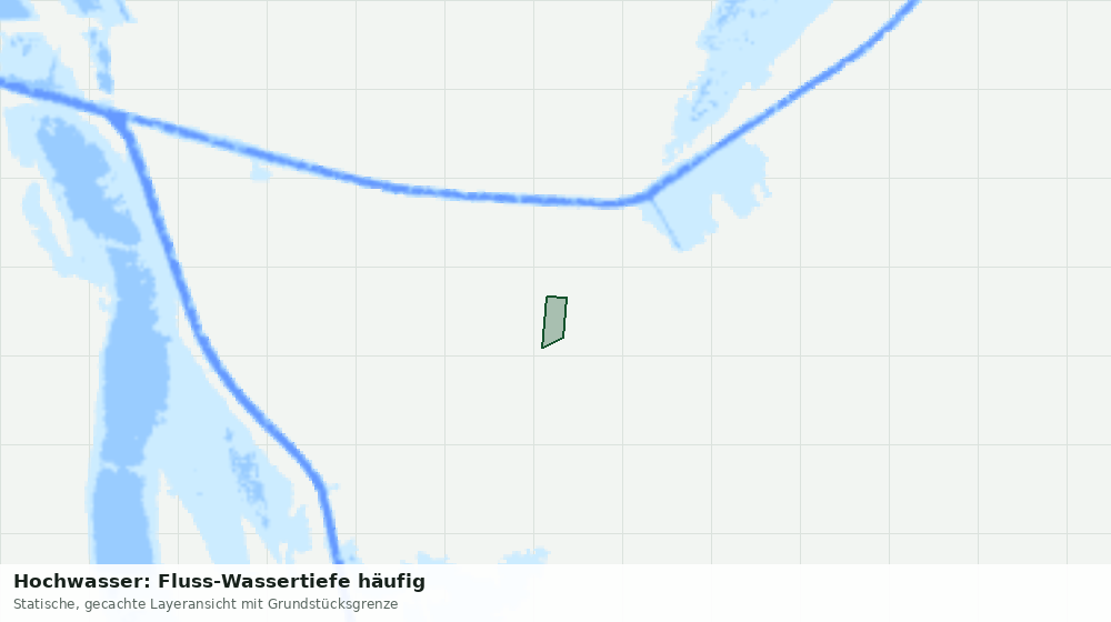Statische Kartenansicht: Hochwasser: Fluss-Wassertiefe häufig