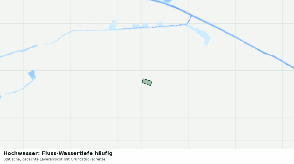 Statische Kartenansicht: Hochwasser: Fluss-Wassertiefe häufig
