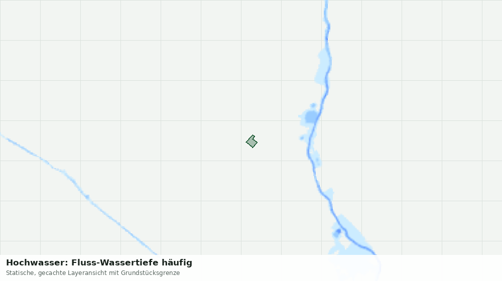 Statische Kartenansicht: Hochwasser: Fluss-Wassertiefe häufig