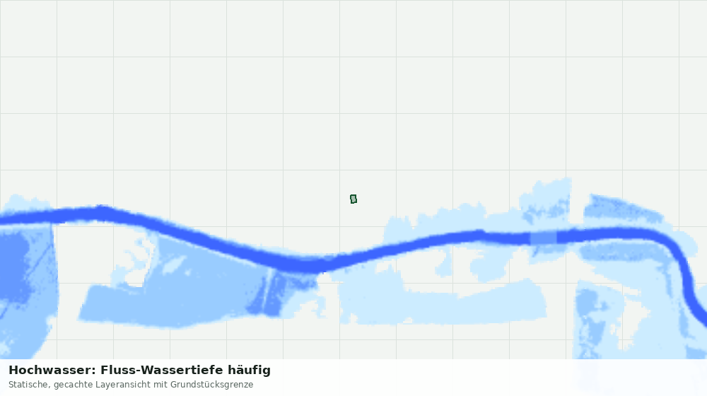Statische Kartenansicht: Hochwasser: Fluss-Wassertiefe häufig