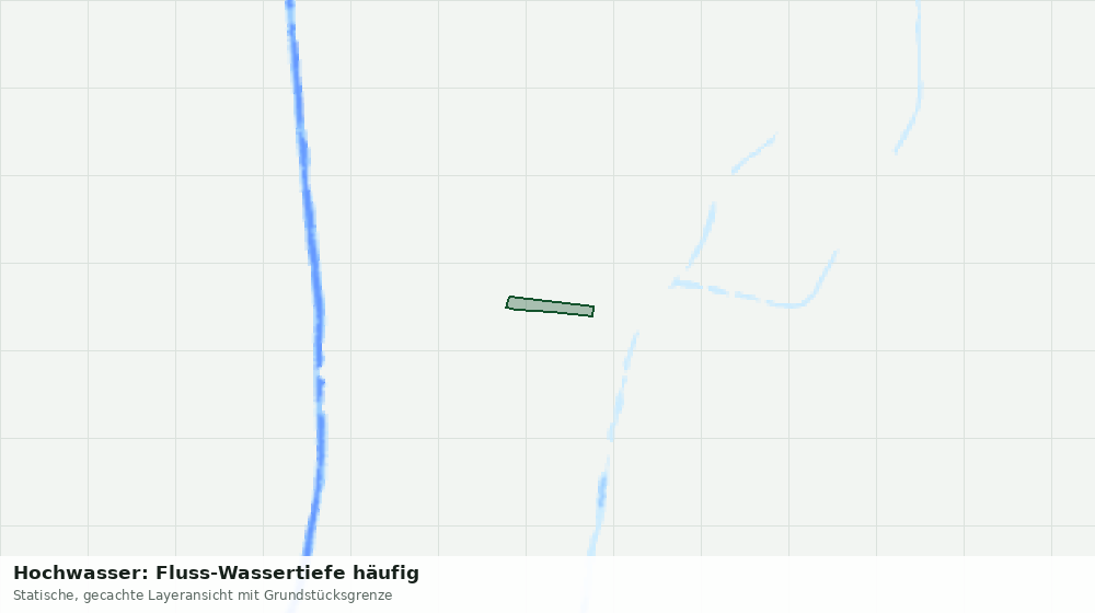 Statische Kartenansicht: Hochwasser: Fluss-Wassertiefe häufig
