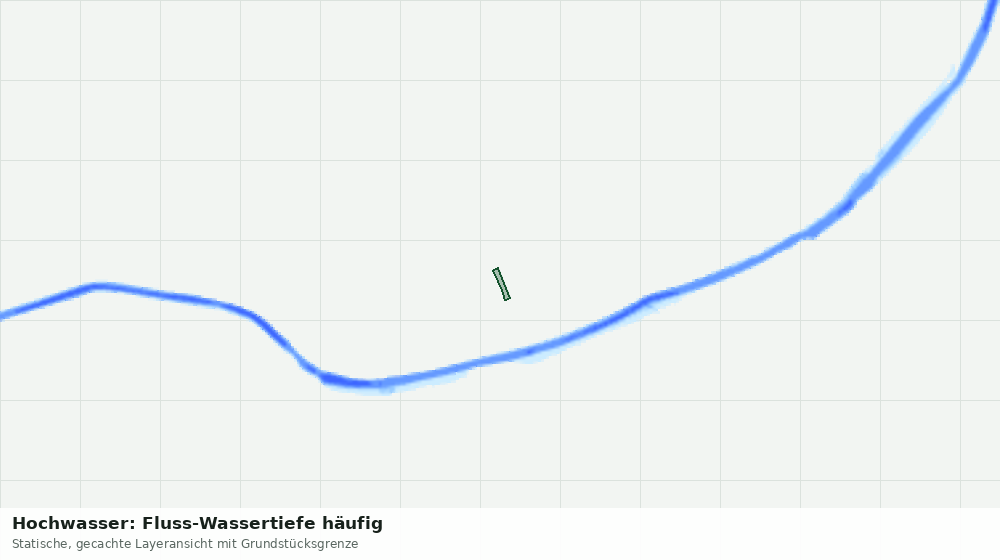 Statische Kartenansicht: Hochwasser: Fluss-Wassertiefe häufig