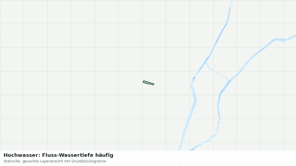 Statische Kartenansicht: Hochwasser: Fluss-Wassertiefe häufig